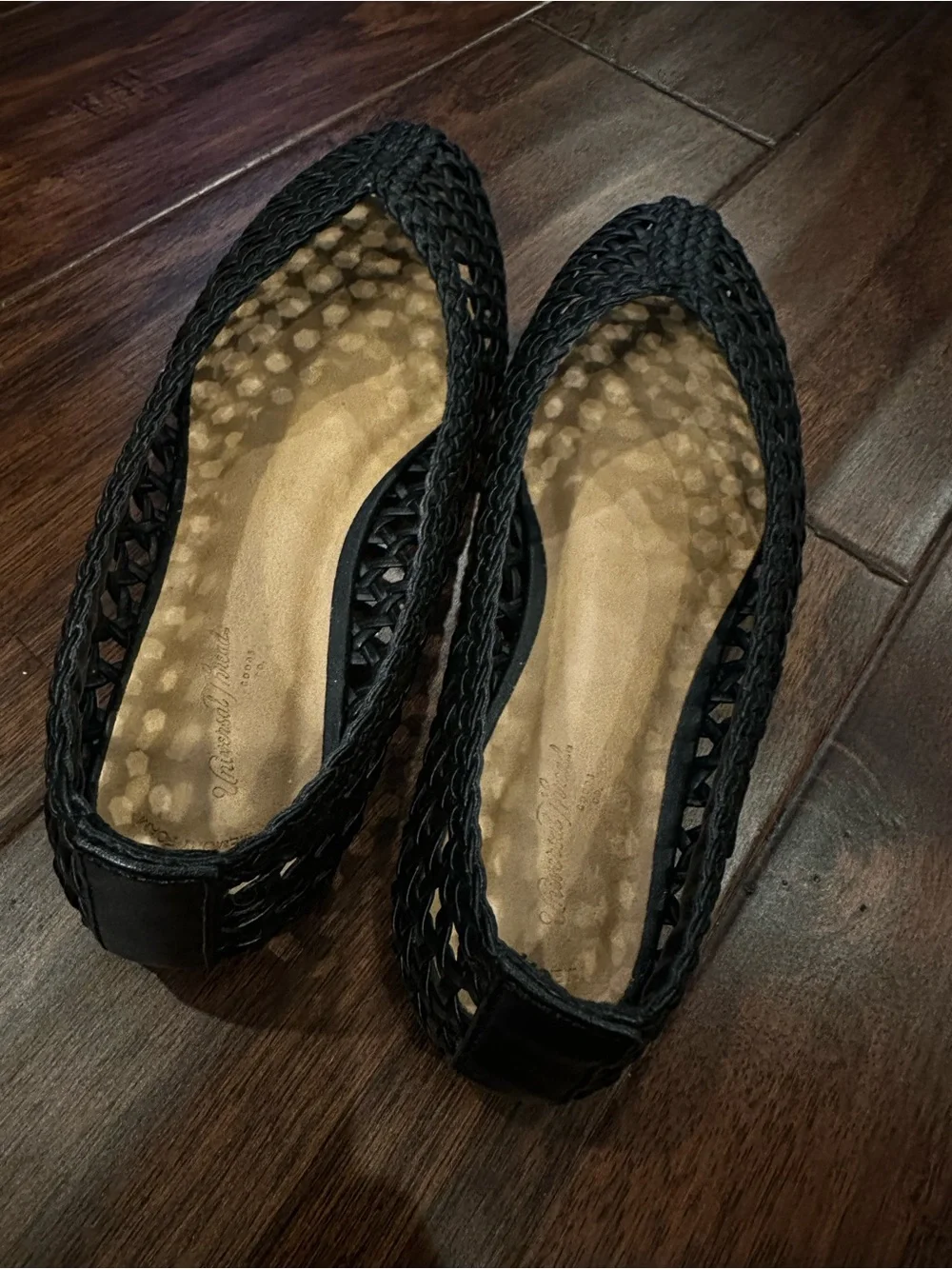 Universal Thread Black Woven Ballet Flats - Picture 4 of 4